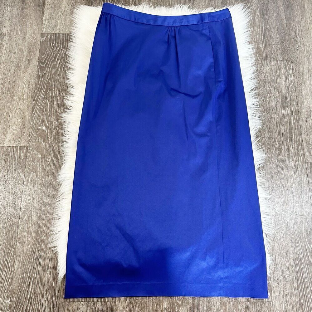 Talbots‎ Womesn Evening Skirt Satin Maxi Size 16 Lined Fairycore Elegant Purple